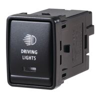 Narva 63388BL Push Switch Off/On 12V Blue LED Driving Lights Symbol for Nissan