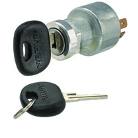 NARVA 4 POSITION IGNITION SWITCH , 25mm DIA MOUNT 25A @ 12V SUPPLIED WITH 2 KEYS