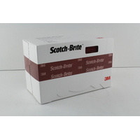 3M Scotch Brite Pads Maroon Size: 114 x 228mm Very Fine (Pack of 25) 64659