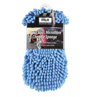 MLH 64MLHW5 Blue Microfibre Fingers Car Wash Sponge