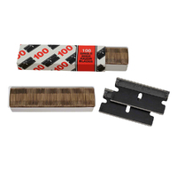 American Line Single Edge Razor Blades Window Scraper Tool #12 x100 Made in USA