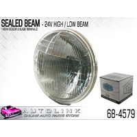 SEALED BEAM HIGH/LOW (ROUND) 24V 146MM 80/60W 3 BLADE TERMINALS 68-4579