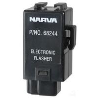 NARVA 68244BL 12V 3 PIN ELECTRONIC FLASHER - MAX LOAD 6 x 21W GLOBES