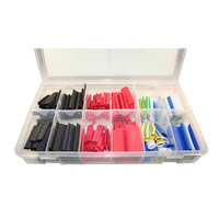 Heat Shrink Kit 220 Piece 5mm to 13mm Id Black Red Blue White 15 or 20mm