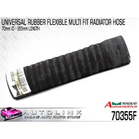 MACKAY UNIVERSAL RUBBER FLEXIBLE MULTI FIT RADIATOR HOSE 70mm ID x 355mm 70355F 