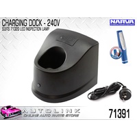 NARVA 71391 CHARGER DOCKING STATION 240V FOR 71320 STD BATTERY NOT LITHIUM 