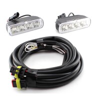 NARVA 71910 LED DAYTIME RUNNING LAMP KIT WITH ADJUSTABLE BRACKET + LOOM 9-33V