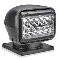 Narva 72806 12 Volt 50 Watt Black LED Remote Control Search Lamp - 5000 Lumens