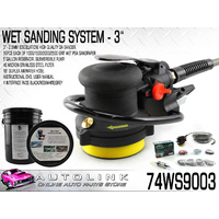 WET SANDING SYSTEM 3" KIT - INCLUDES SANDER , HOSES , PUMP & SANDING DISCS