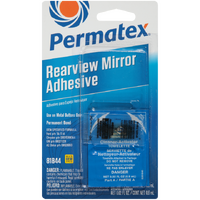 Permatex 81844 Rear View Mirror Professional Strength Adhesive 2 Part Kit
