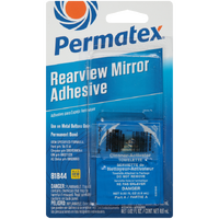 Permatex 81844 Rear View Mirror Professional Strength Adhesive 2 Part Kit