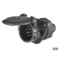 NARVA 24 VOLT 15 PIN HEAVY DUTY EURO ROUND PLASTIC TRAILER SOCKET 82095