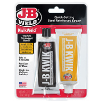 JB Weld 8271 Kwik Weld Quick Setting Steel Reinforced Epoxy for Most Metals
