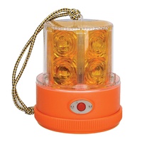 NARVA LED AMBER PORTABLE STROBE MAGNETIC BASE TRUCK BUS EMERGENCY WARNING LIGHT