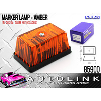 NARVA 85900 MARKER LAMP AMBER 12V OR 24V APPLICATION GLOBES NOT INCLUDED X10
