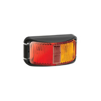 Narva 91602 L.E.D Led Side Marker Lamp Red / Amber inc 0.5mt Cable 9-33V x1