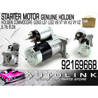 GM 92169668 STARTER MOTOR FOR HOLDEN COMMODORE CALAIS VT VX VY VZ 5.7L 6.0L V8