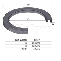 KELPRO 98487 REAR AUTO EXTENSION HOUSING OIL SEAL FOR FORD FALCON BF ZF 6 SPEED