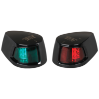 Narva 99082BL LED Marine Bow Port & Starboard Lamps Black Colour Lens
