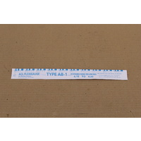 ACL AB-1 BLUE FLEXIGAUGE PRECISION PLASTIC STRIP FOR ENGINE BEARING CLEARANCE x1