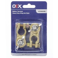 OEX ACX0025BL Battery Terminals Marine Stud Type Heavy Duty Positive & Negative