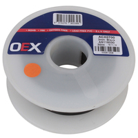 OEX Black 3mm Single Core Cable 10A Wire 30m Roll Caravan Camper Trailer Brakes