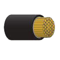 Oex Single Core Cable 10A Wire 3mm x 1.13mm2 Black Auto Wiring - Sold per Meter