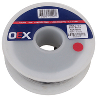 OEX ACX0723 4mm Single Core Cable Black 15A Wire 30m Roll