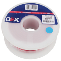 OEX ACX0725 4mm Single Core Cable Red 15A Wire 30m Roll