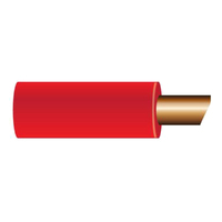 OEX ACX0763 Red Single Core Cable 12 Volt 50A Wire 6mm x 4.6mm2 Sold per Metre