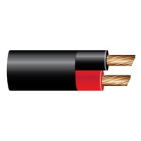 OEX ACX0811L 6mm Twin Core Auto Cable Black Red 12 Volt 30 Amp Wire 100m Roll