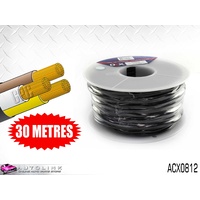 OEX ACX0812 3 CORE CABLE 3mm BROWN WHITE YELLOW SHEATHED 10 AMP 30m ROLL