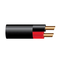 OEX 8 B&S Twin Core Battery Cable Red/Black With Black Sheath - 30m Roll ACX0927