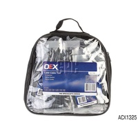 OEX ACX1325 BLACK NYLON CABLE TIE ASSORTMENT KIT - 4 SIZES PACK OF 1000