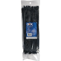 OEX ACX1329 Black Nylon Cable Ties - 3.6mm x 280mm - 100 Pc
