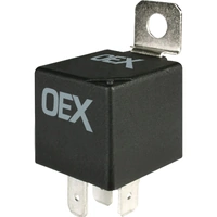 OEX ACX1940RBL Mini Relay 12V 40A 5 Pin Resistor Protected Sealed Normally Open