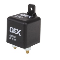 OEX ACX2031 Heavy Duty 60A Relay 4 Pin 24V Normally Open
