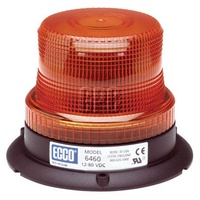 ECCO 6400A AMBER STROBE BEACON 12V - 80V MULTI-VOLT LOW PROFILE 3 BOLT MOUNT