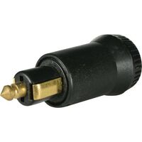 OEX ACCESSORY PLUG 16A @ 12 VOLT THERMOPLASTIC 2 SCREW FRIDGE PLUG MALE BRASS