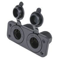 OEX ACX5609 Accessory Cigarette Lighter Twin Socket 20A @ 12 Volt Dust Cap