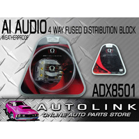 Ai AUDIO 4 WAY FUSED DISTRIBUTION BLOCK WEATHERPROOF ADX8501