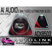 Ai AUDIO 2 WAY FUSED DISTRIBUTION BLOCK WEATHERPROOF ADX8503