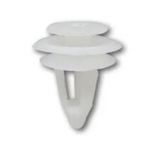Nice AF016 Universal White Plastic Automotive Fastener Clip - Sold as Each