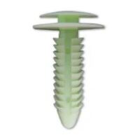 Nice AF021 Universal White Plastic Automotive Fastener Clip - Sold as x10