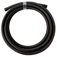 Aeroflow 100 Series Black Stainless Steel Braided Hose -4AN 15 Metre Length