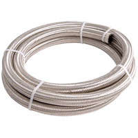 AEROFLOW BRAIDED HOSE 100 SERIES -10AN x 6 METRE ROLL FOR FUEL OIL & COOLING
