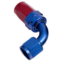 AEROFLOW 100 SERIES TAPER STYLE 90° SWIVEL HOSE END -6AN BLUE RED AF103-06