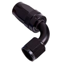 Aeroflow AF103-08BLK 100 Series 90° Swivel Hose End -8 Black for 100 & 450 Hose