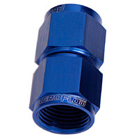 Aeroflow AF131-04 Straight Female Swivel Coupler -4AN Blue Finish