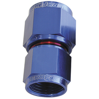 Aeroflow AF131-06-08 Female Swivel Coupler Reducer -6AN to -8AN Blue Finish